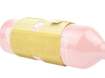 БЕЖЕВЫЙ ДЕРЖАТЕЛЬ ДЛЯ ОГНЕТУШИТЕЛЯ НА БАГАЖНИК С ЛИПУЧКОЙ