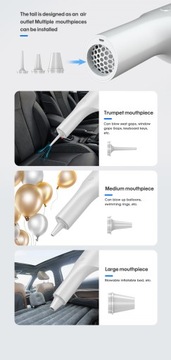 АВТОПЫЛЕСОС 10кПа 12В 120ВТ CARSUN C2819