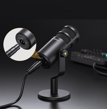 Профессиональный динамический конденсаторный студийный микрофон XLR PC Maono PD100