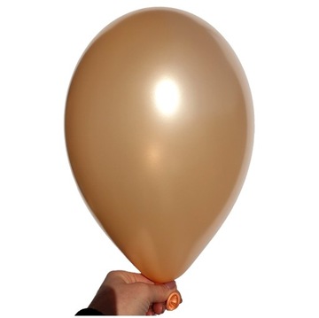 Balony urodzinowe METALICZNE Brzoskwiniowe 100 szt