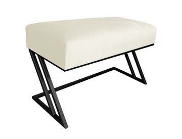 Ławka ZETA LOFT MG50 pufa podnóżek metal