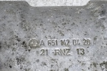 JINÉ DÍLY KOMORA MOTORU MERCEDES-BENZ VIANO (W639) A6511420420 2.14L