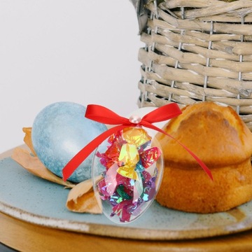КОРОБКА ДЛЯ КОНФЕНТОВ, 30 ШТ., КОРОБКА В ФОРМЕ ЯЙЦА, КОРОБКА ДЛЯ КРАФТ-ПУДА