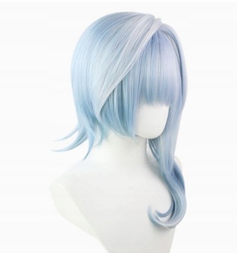 Genshin Impact Eula Peruka Cosplay ANIME Cos