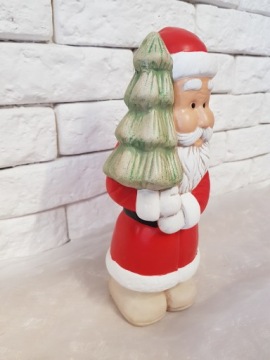 Фигурка Деда Мороза Дед Мороз с елкой Christmas Glitter