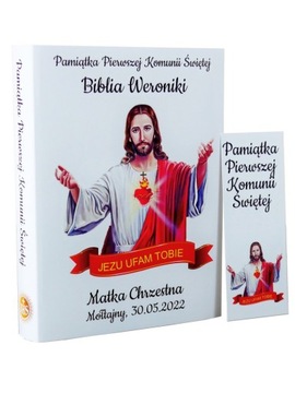 Biblia I Komunia Święta Prezent Komunii Świętej