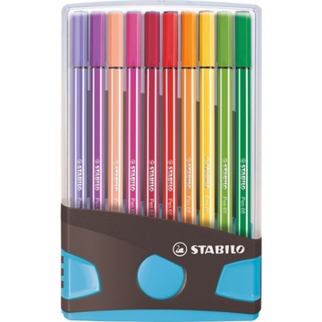 Flamastry STABILO PEN 68 etui 20 szt niebiesk etui