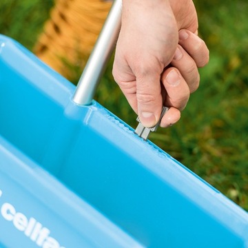 Сеялка для внесения удобрений, семян трав, каток, солнечный разбрасыватель песка Cellfast 12 л