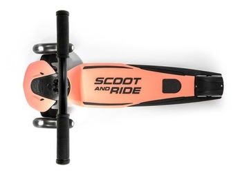 Scoot and Ride Highwaykick 5+ LED - Peach
