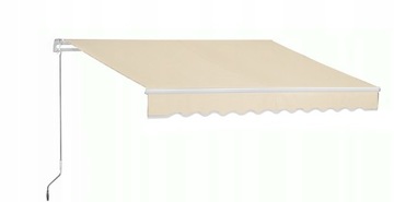 ТЕРРАСА ТЕНТ БАЛКОН СОЛНЦЕЗОН РОЛЕСТАВНИ С РУЧКОЙ 400 x 250