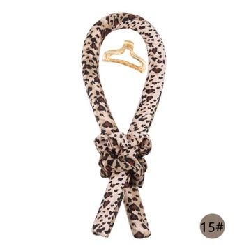 Wave Leopard Heatless Curling Rod Headband Ki