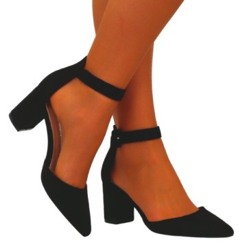 ЧЕРНЫЕ ЭЛЕГАНТНЫЕ МОДНЫЕ УДОБНЫЕ ЖЕНСКИЕ НАСОСЫ НА ШПИЛЬКЕ