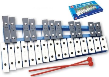 CYMBAŁKI CHROMATYCZNE 27 - tonowe strojone elektr.