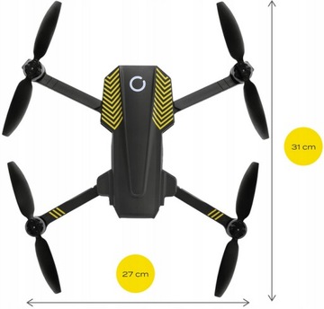 DRON OVERMAX XBEE 9.5 WiFi KAMERA GPS 40 KM/H WYCISKACZ DO PASTY GRATIS