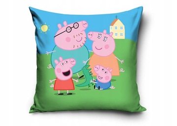 Poszewka licencyjna 40x40cm ŚWINKA PEPPA