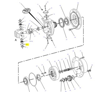 ПРОБКА ПОДШИПНИКА ОСИ CAT 428B