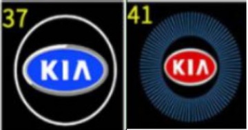 KIA LED LOGO ŚWIATŁO PROJEKTOR Niro Sportage Ceed Stonic + GRATIS BATERIE