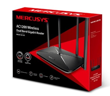 Двухдиапазонный Wi-Fi-маршрутизатор Mercusys AC12G с 4 антеннами