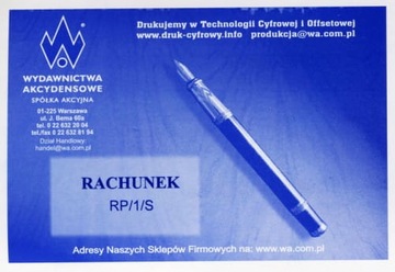Rachunek Parkingowy SAMOKOPIUJĄCY