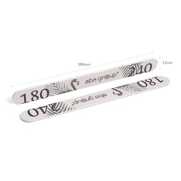 Прямая пилочка для ногтей 180/240 Slim Foil Aba
