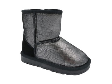 Buty zimowe ocieplane śniegowce dziecięce eskimoski emu botki 8301-3 r.34