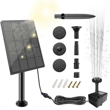 СОЛНЕЧНЫЙ КИСЛОРОДНЫЙ НАСОС ПРУД ВОЗДУШНЫЙ НАСОС ФОНТАННЫЙ НАСОС 2,5 Вт