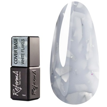 Baza kolorowa REFORMA Cover Base White Flakes 10 ml (942062)