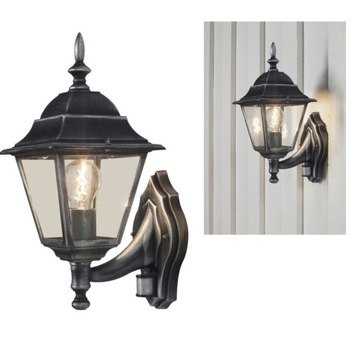 Kinkiet latarnia lampa ścienna z czujnikiem ruchu