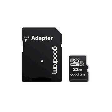 Карта GoodRam microSDHC 32 ГБ класс 10 + адаптер