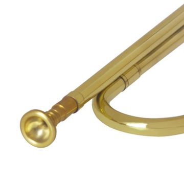 Музыкальный инструмент B Flat Bugle в классическом стиле с мундштуком Scout Golden
