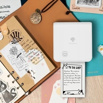 Термопринтер Phomemo M02PRO для фотографий, наклеек, этикеток, 300 точек на дюйм, 15–53 мм