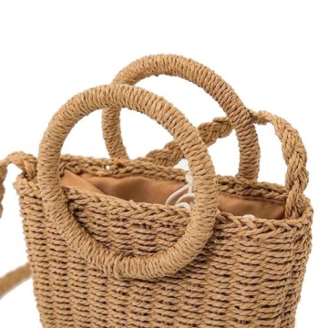 Тканая КОРЗИНА, СУМКА НА ПЛЕЧЕ + ШАРФ