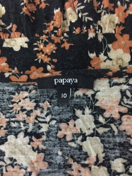 Papaya retro sukienka mini w kwiaty M *PW273*