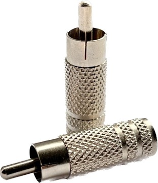 ADAPTER ZŁĄCZE WTYK RCA GNIAZDO JACK 3,5 MONO