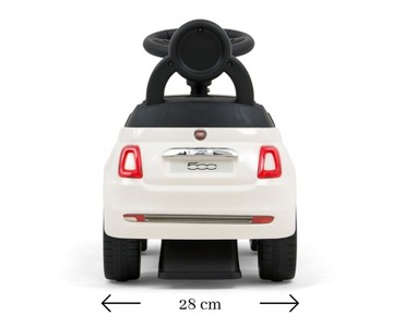 RIDE-ON PUSHER РОЗОВЫЙ FIAT 500 HORN MELODY