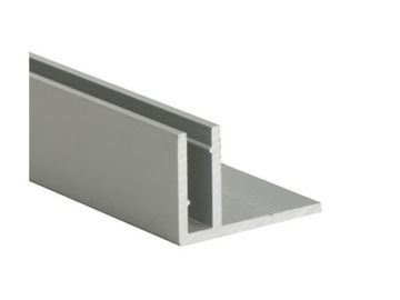 Aluminiowy profil czołowy F 6mm 2,1m