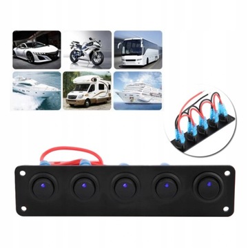 ПАНЕЛЬ КУПИльных переключателей из 5 комплектов 12–24 В