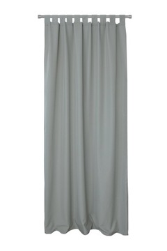 Zasłona ogrodowa wodoodporna 155x220 cm STALOWA zasłony na taras altanę