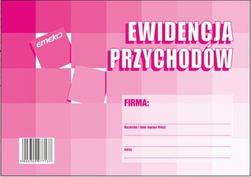 EWIDENCJA przychodów ryczałt 2022 A5 Emeko 713