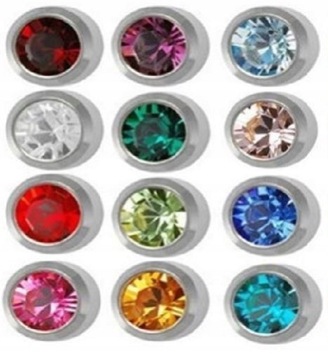 СТЕРИЛЬНЫЕ БЛЕСТЯЩИЕ СЕРЕБРЯНЫЕ СЕРЬГИ ДЛЯ ПИРКИНГА УШЕЙ