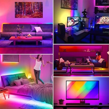 Светодиодная лента RGB 5050, 15 м, светодиоды Bluetooth Music PILOT
