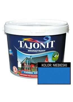 TAJONIT - akrylowa farba zewnętrzna NIEBIESKI |10l