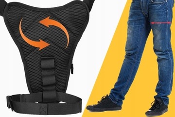 Мотоциклетная поясная сумка для велосипеда, прочная, сумка на бедро для ног