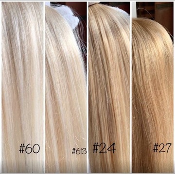 НАРАЩИВАННЫЕ ВОЛОСЫ PONY НАТУРАЛЬНЫЕ 60 СМ, ЦВЕТ БЛОНД613