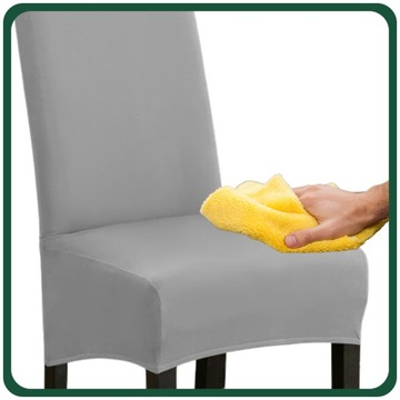 ЧЕХОЛ НА СТУЛ XL СЕРЫЙ ЭЛАСТИЧНЫЙ УНИВЕРСАЛЬНЫЙ БОЛЬШОЙ ЧЕХОЛ OBLIGO