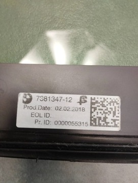 BMW 5 G30 SKLO (OKNO) LEVÝ ZADNÍ TROJŮHELNÍK 7381347