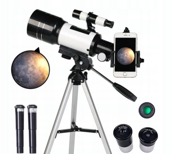TELESKOP ASTRONOMICZNY F30070+ ADAPTER GRATIS
