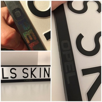 Рамка номерного знака OPEL / 2 шт.