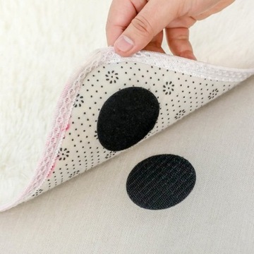 НАБОР САМОКЛЕЯЩИХСЯ КРЕПЛЕНИЙ-ВЕЛКРО, 5 комплектов, ЧЕРНЫЙ