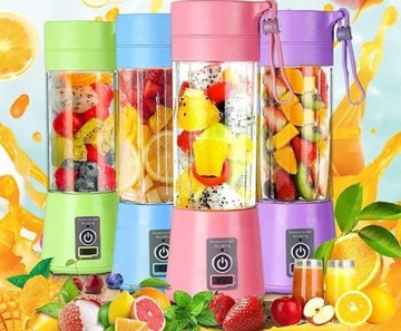 BLENDER MIKSER TURYSTYCZNY USB AKUMULATOR 380ML PRZENOŚNY